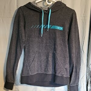 Oakley Charcoal Sweater with Teal Highlights